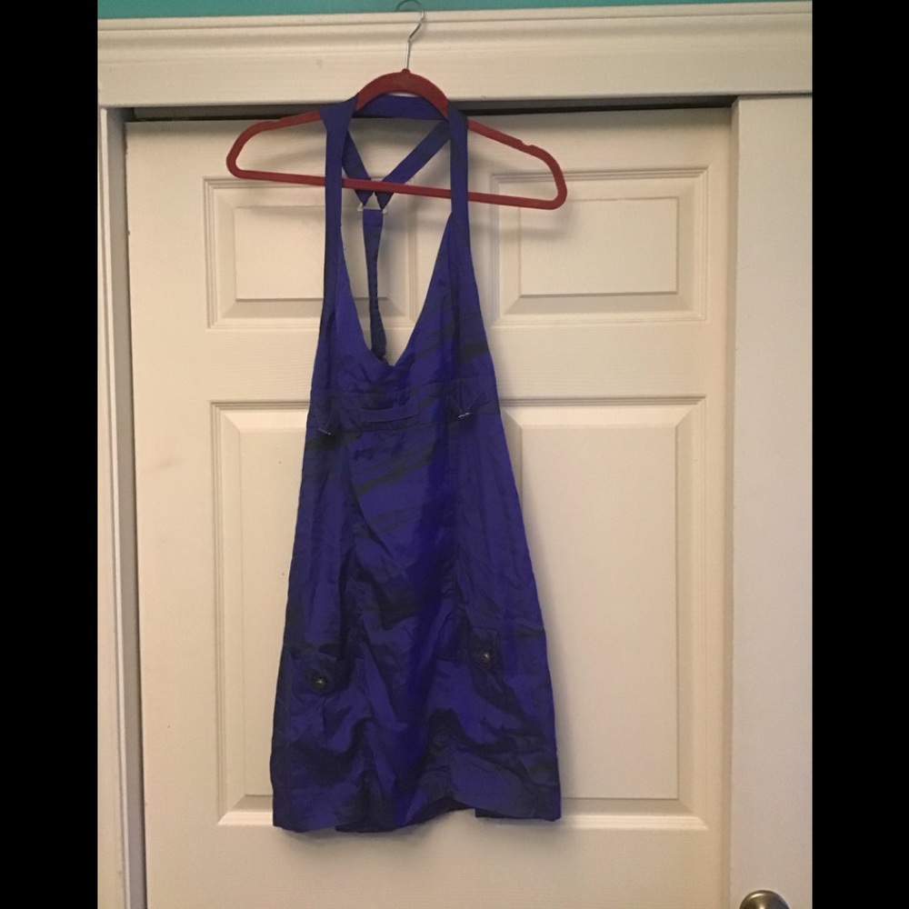 Diesel Blue Halter Dress